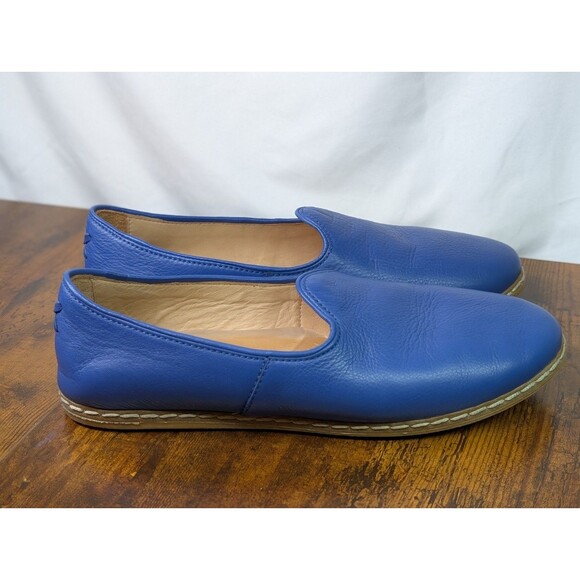 Charix Slip-On Cobalt Blue Leather Shoes Womens US 11/Eu 42 Travel Work Casual - Picture 5 of 11